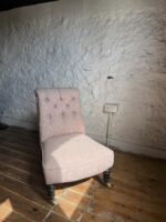 A Victorian Mahogany Framed Nursing Chair - Newly Upholstered - Image 5