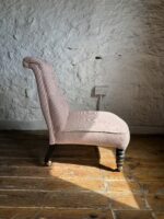 A Victorian Mahogany Framed Nursing Chair - Newly Upholstered - Image 3