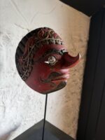 Tibetan Wooden Ceremonial Mask - Image 4