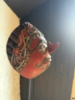 Tibetan Wooden Ceremonial Mask - Image 2