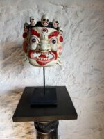 Cambodian Wooden Ceremonial Mask - Image 5