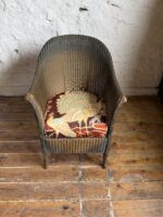 Lloyd Loom Wicker Chair - Image 6