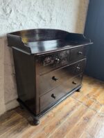 Victorian Painted Mahogany Drawer Set with Washstand - Image 7