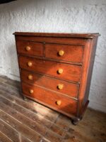 Victorian Mahogany Two over Three Drawer Set - Image 11