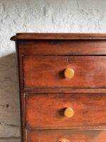 Victorian Mahogany Two over Three Drawer Set - Image 7