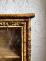 Victorian Bamboo Chinoiserie Glazed Cabinet - Image 3